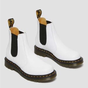Dr. Martens 2976 White Chelsea Boots